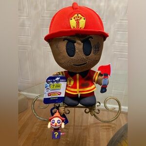 DevSeries FIREFIGHTER 8" Collectors Plush  With Jack In The Box